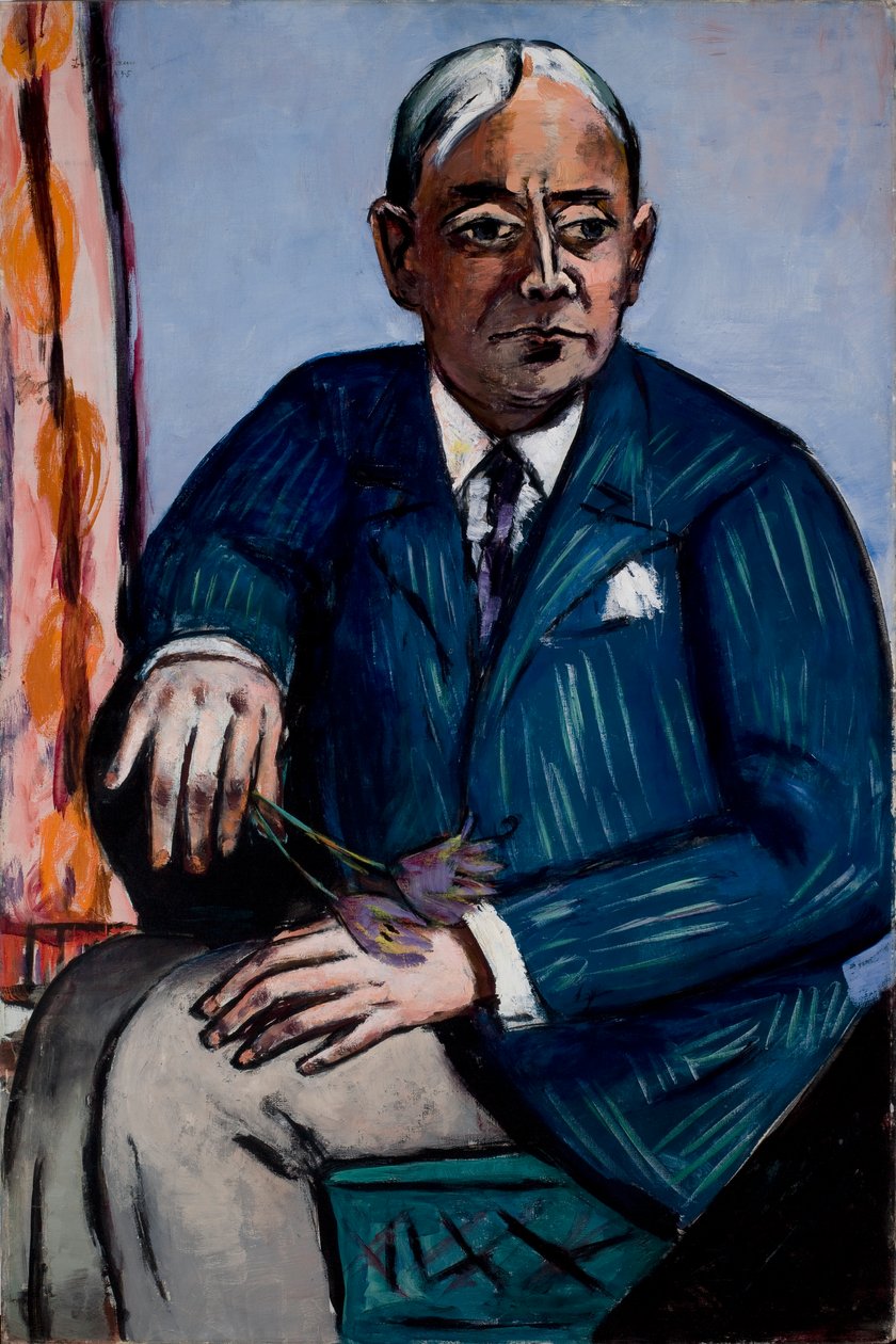 Portret Ludwiga Bergera autorstwa Max Beckmann