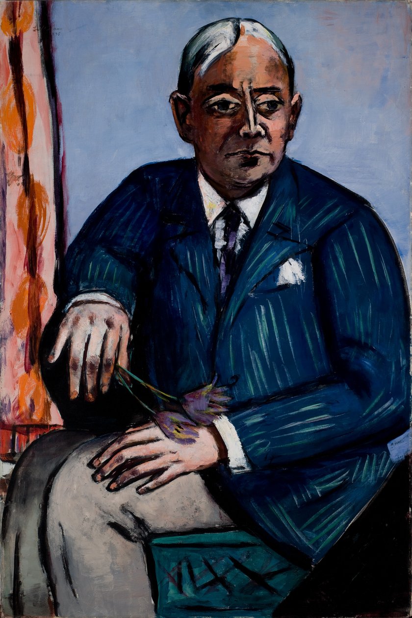 Portret Ludwiga Bergera autorstwa Max Beckmann