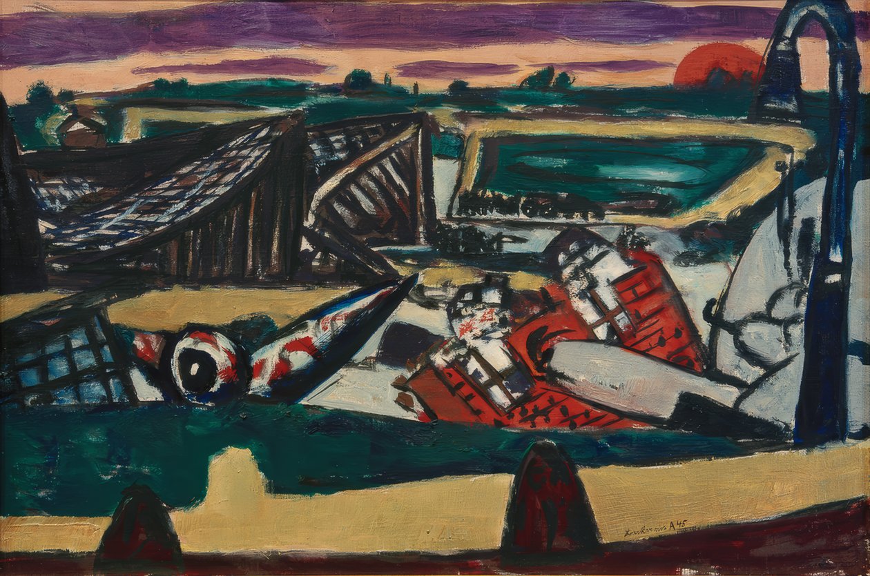 Schiphol autorstwa Max Beckmann