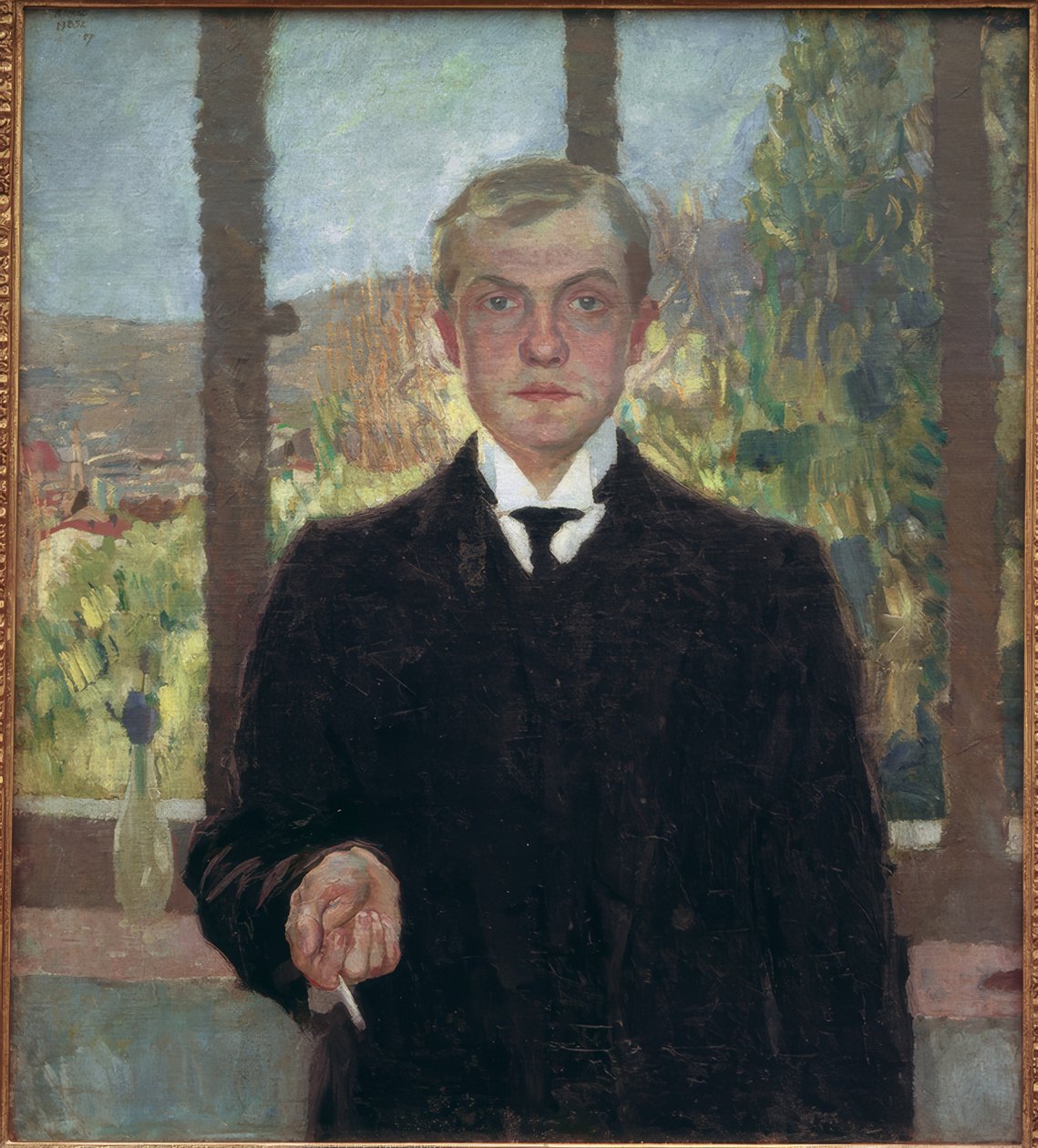 Autoportret Florencja autorstwa Max Beckmann