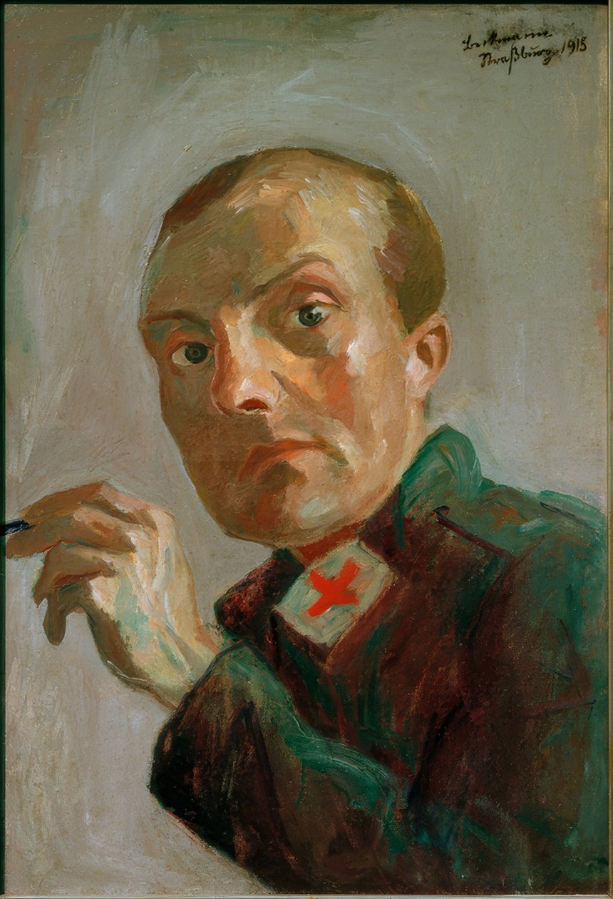 Autoportret jako pielęgniarka autorstwa Max Beckmann