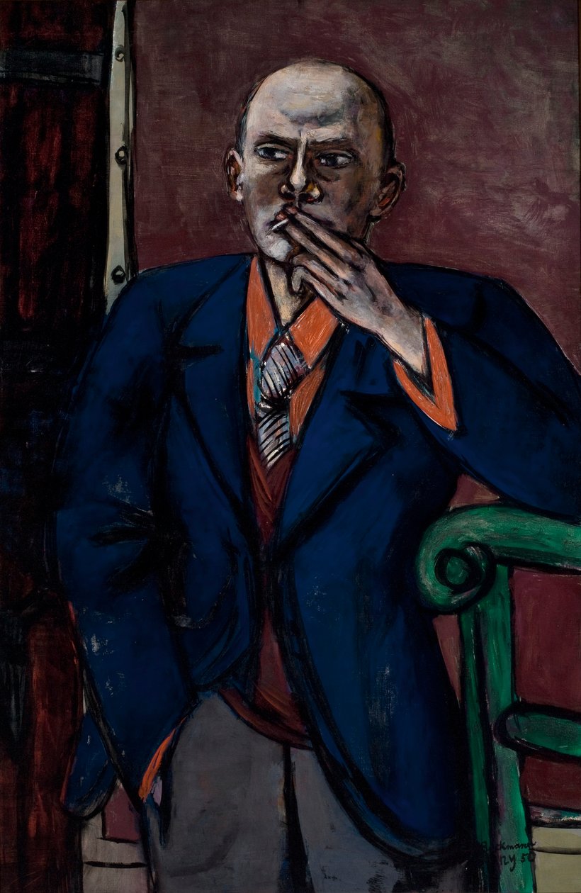 Autoportret 1950 autorstwa Max Beckmann
