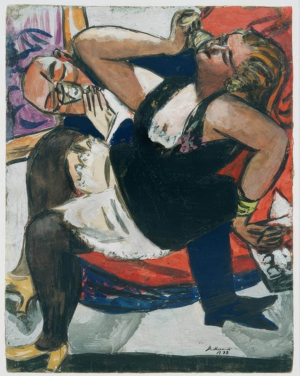 Siedząca para autorstwa Max Beckmann