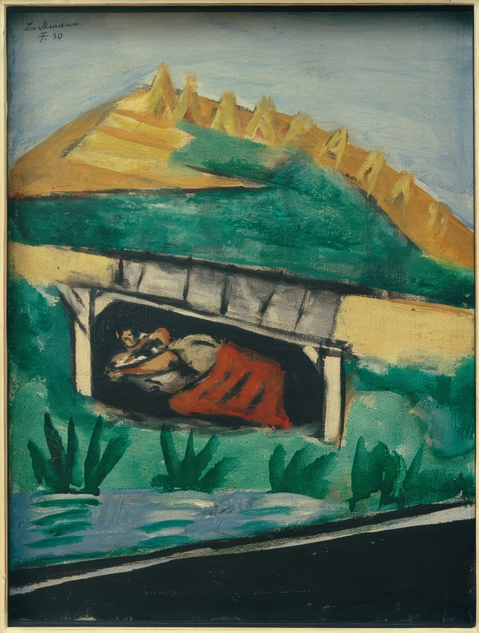 Lato (kochankowie) autorstwa Max Beckmann