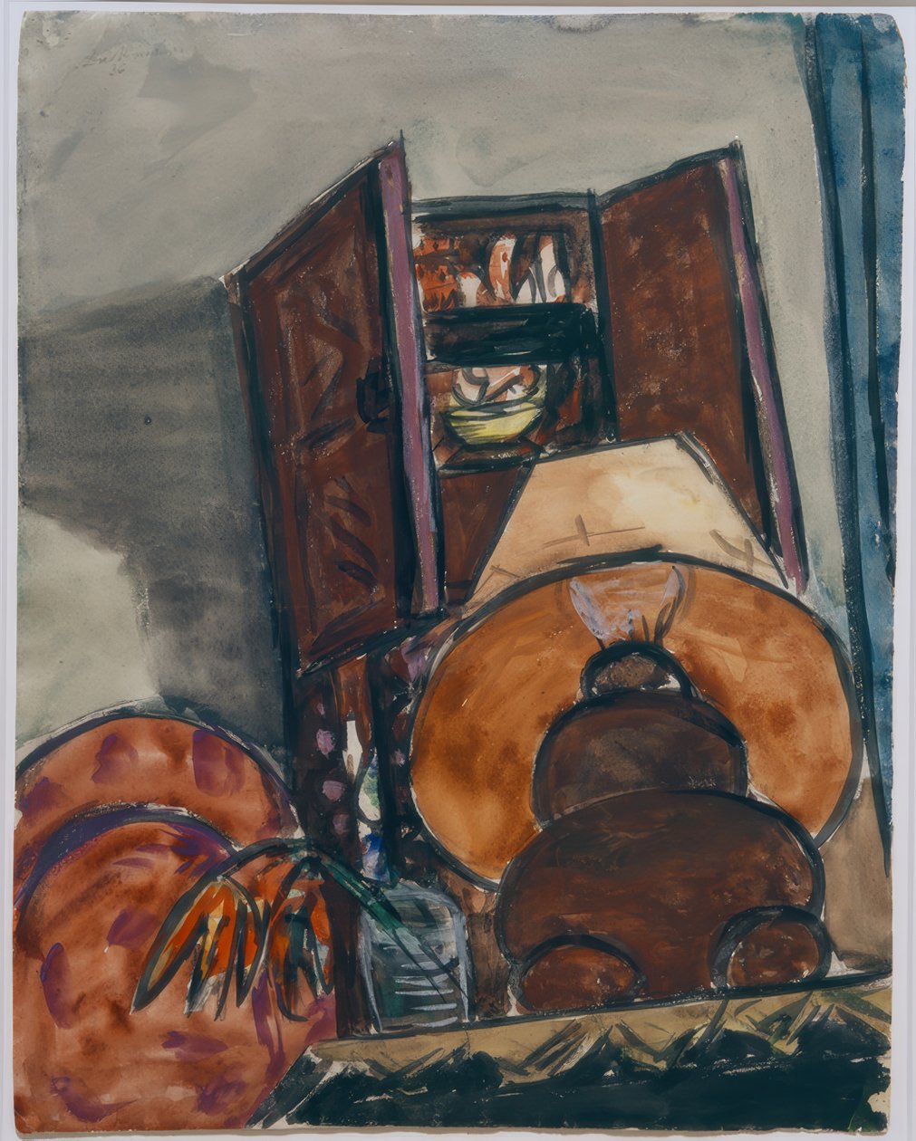Martwa natura z lampą autorstwa Max Beckmann