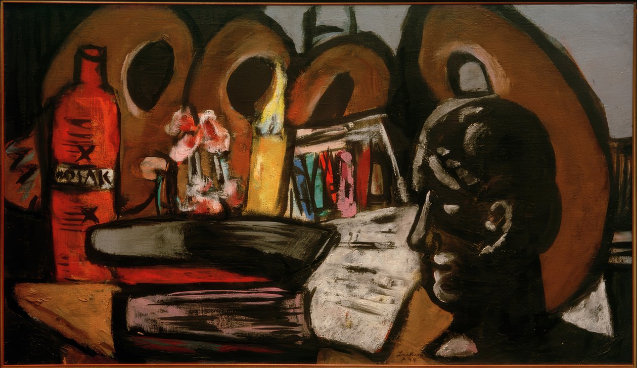 Martwa natura z paletami autorstwa Max Beckmann