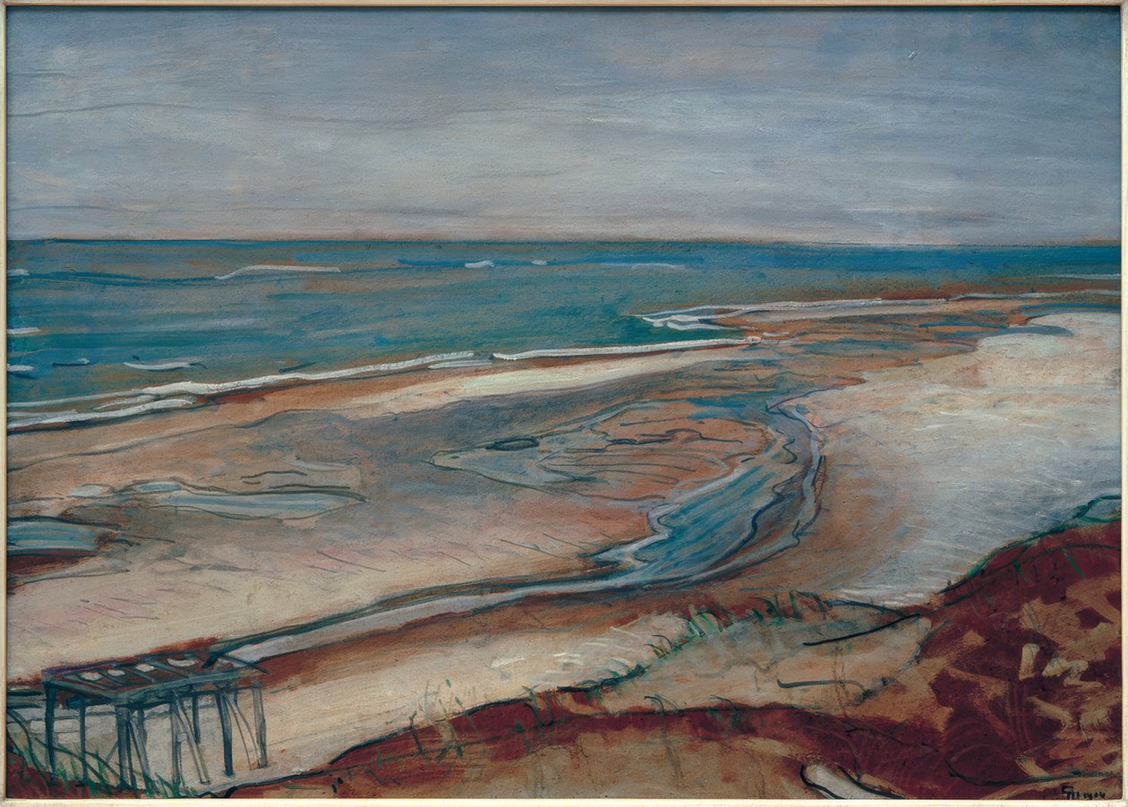 Krajobraz plaży autorstwa Max Beckmann