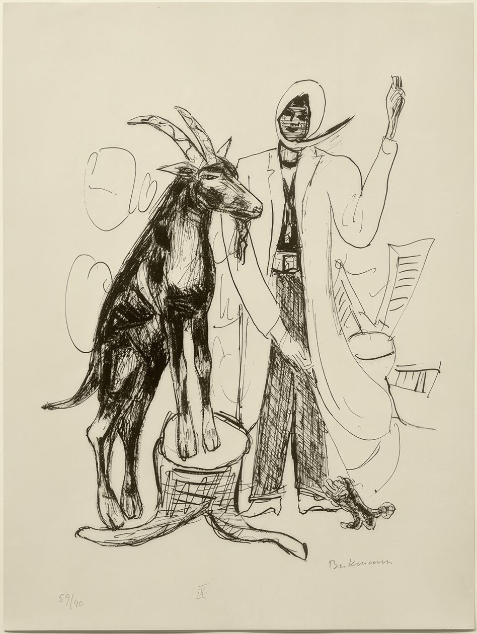 BUCK (Koza) autorstwa Max Beckmann