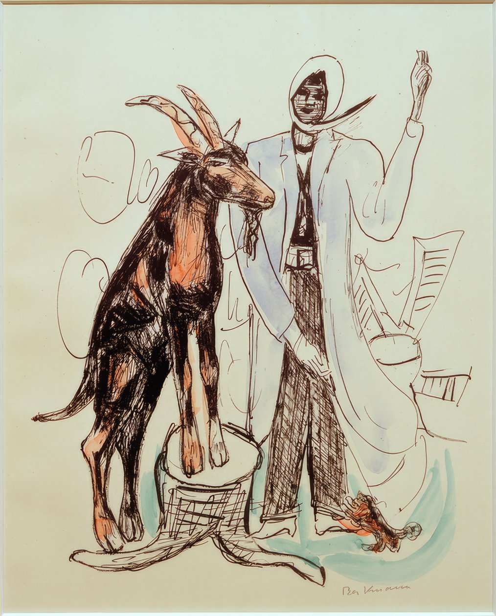 BUCK (Koza) autorstwa Max Beckmann