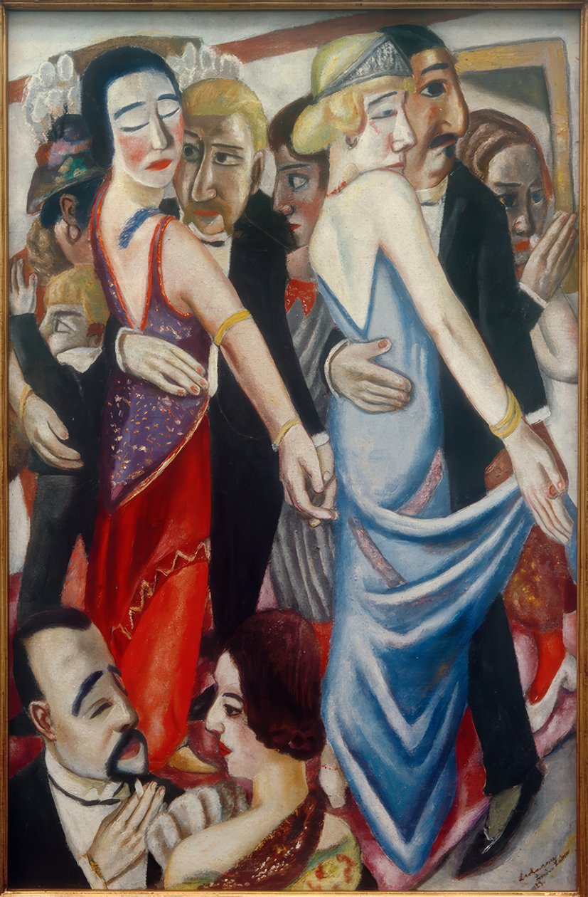 Taniec w Baden-Baden autorstwa Max Beckmann