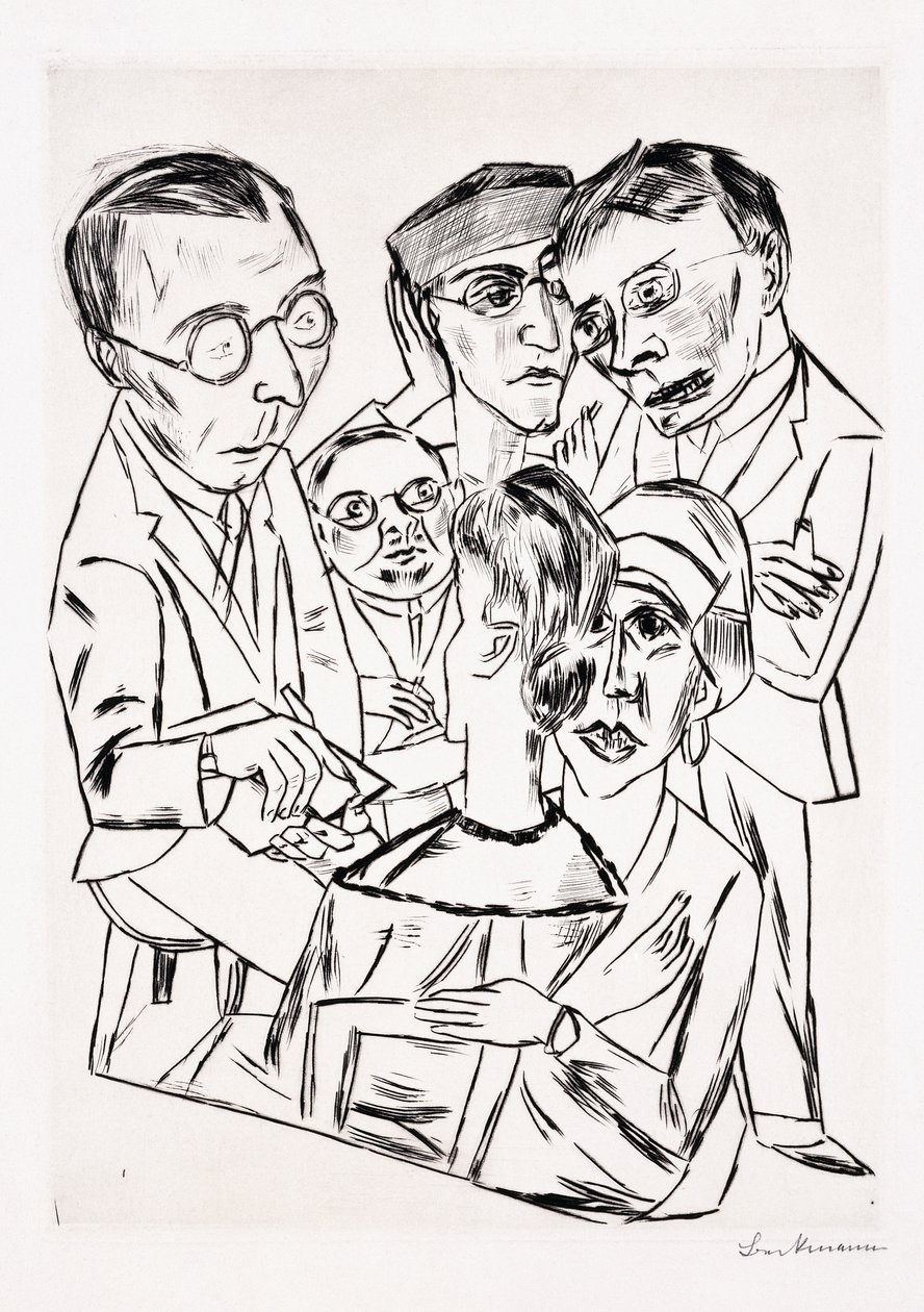 Artysta w społeczeństwie autorstwa Max Beckmann