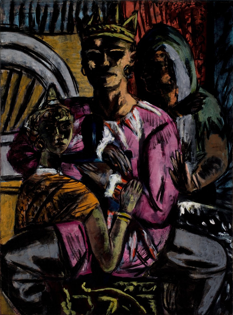 Król autorstwa Max Beckmann
