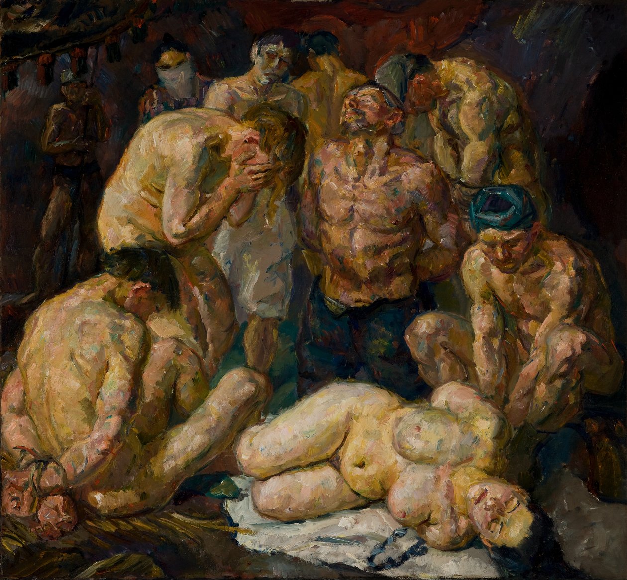 Więźniowie autorstwa Max Beckmann