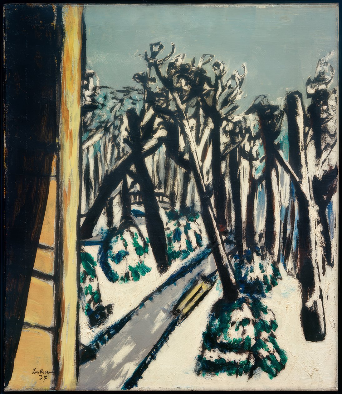 Zoo zimą autorstwa Max Beckmann