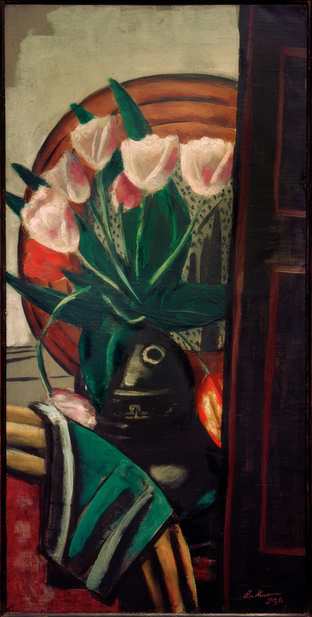 Tulipan martwa natura autorstwa Max Beckmann