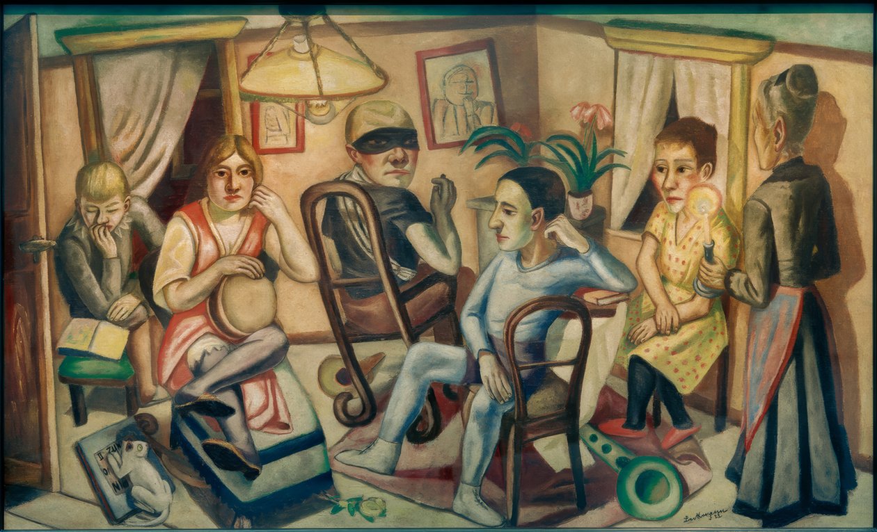 Przed balem maskowym autorstwa Max Beckmann