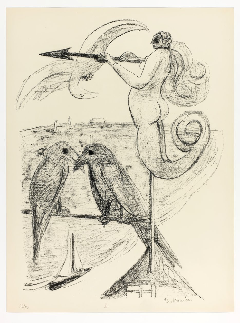 Wiatrowskaz, płyta druga z Day i Dream autorstwa Max Beckmann