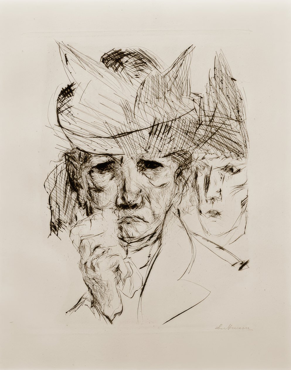Płacząca kobieta autorstwa Max Beckmann