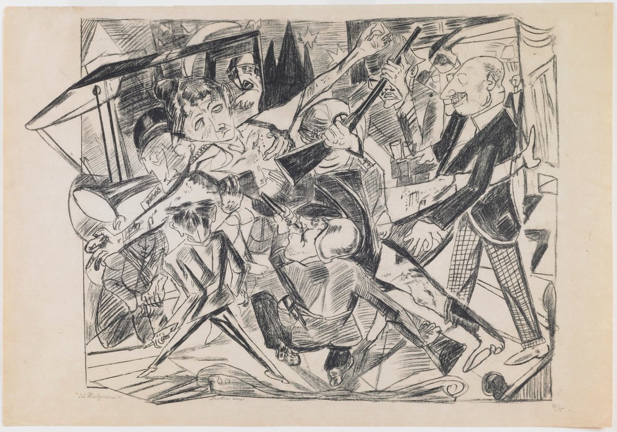 płyta 4: Męczeństwo autorstwa Max Beckmann