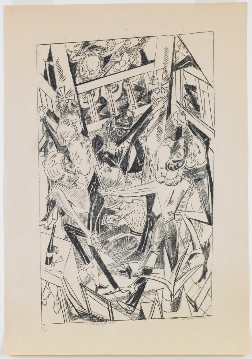 płyta 8: Malepartus autorstwa Max Beckmann