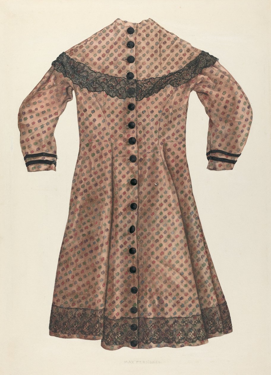 Sukienka dla dziewczynki Challis, ok. 1900 r. 1937. autorstwa Max Fernekes