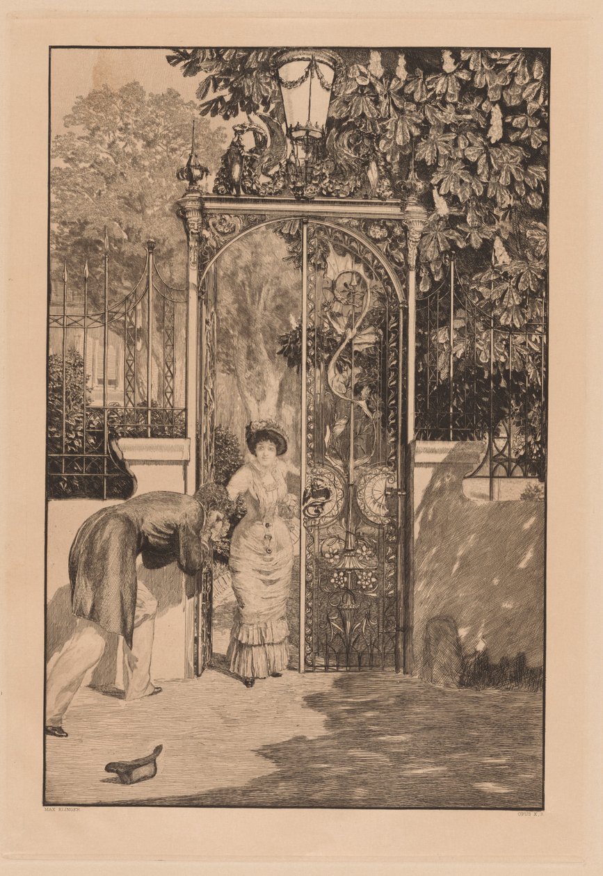 Przy Bramie Am Thor, 1887. autorstwa Max Klinger