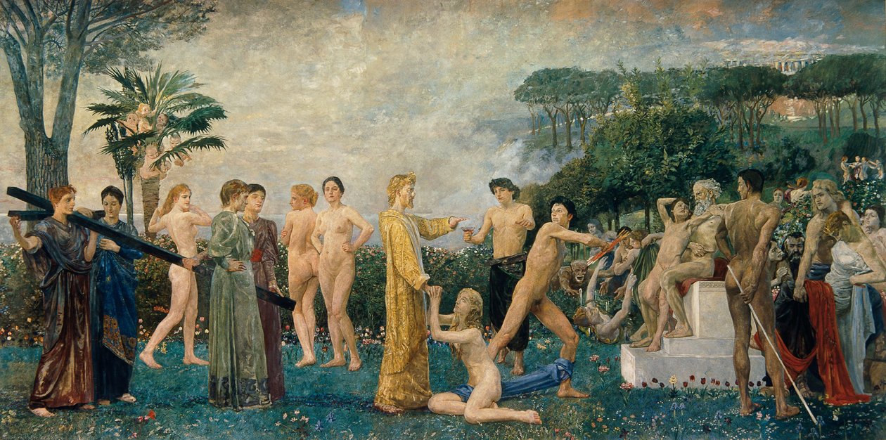 Chrystus na Olimpie autorstwa Max Klinger