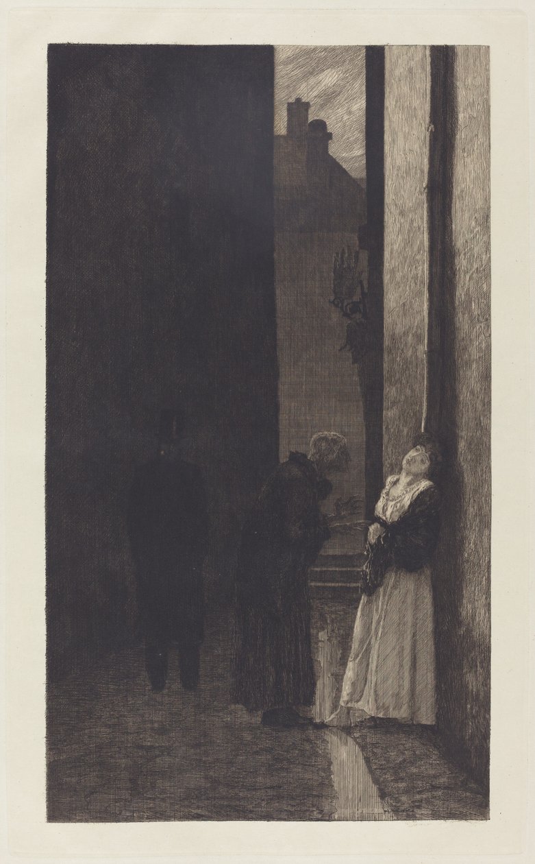 Krok po kroku, 1883. autorstwa Max Klinger