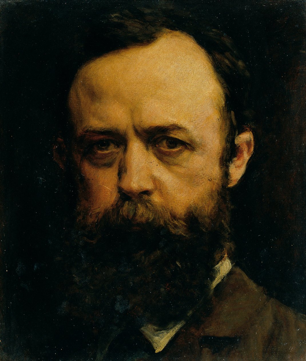 portret dżentelmena autorstwa Max Klinger