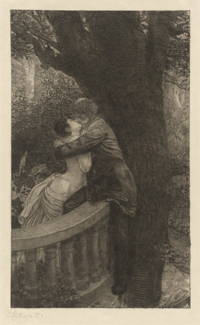W Parku (Im Park): pl.4 autorstwa Max Klinger