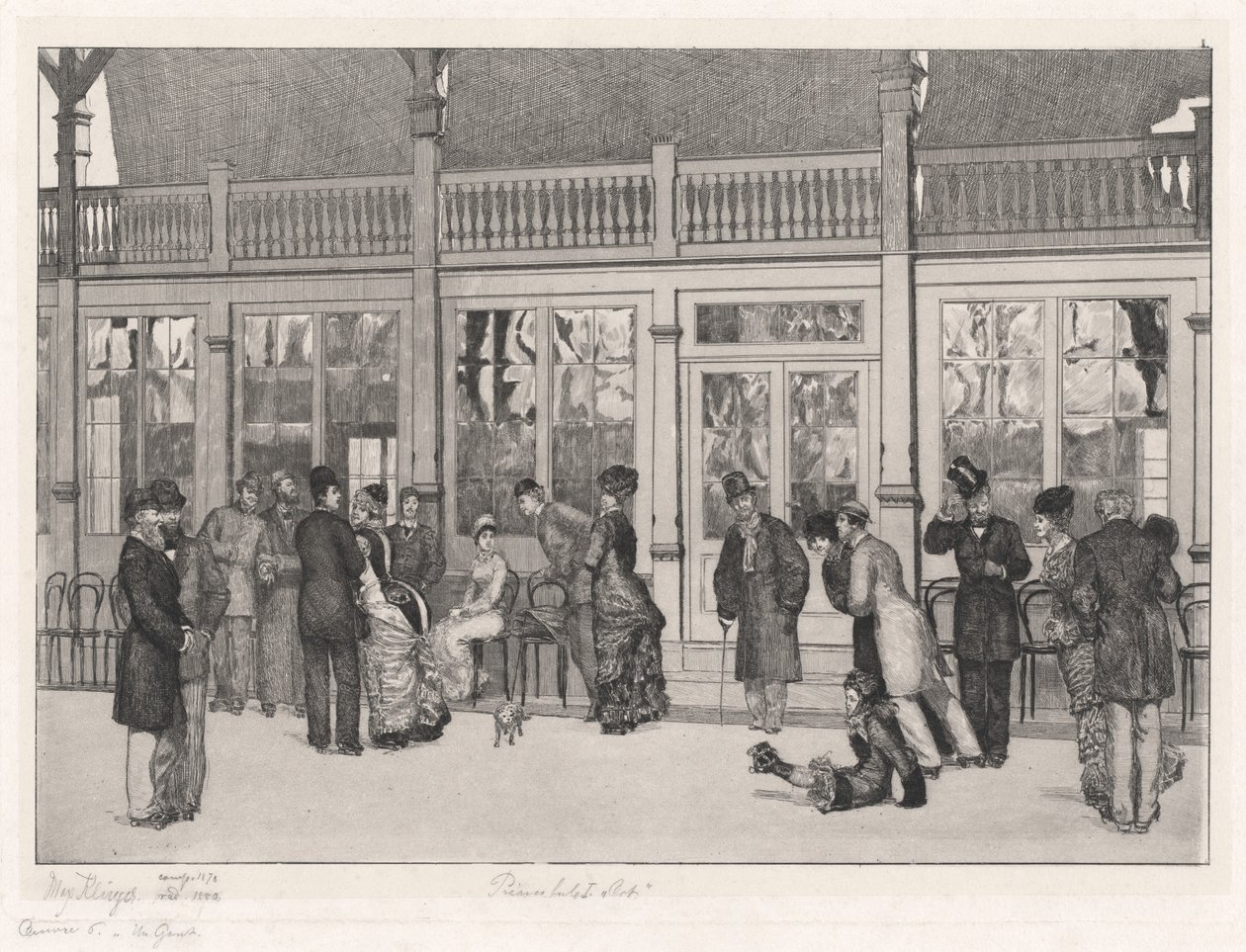 Plac Ort, 1880. autorstwa Max Klinger