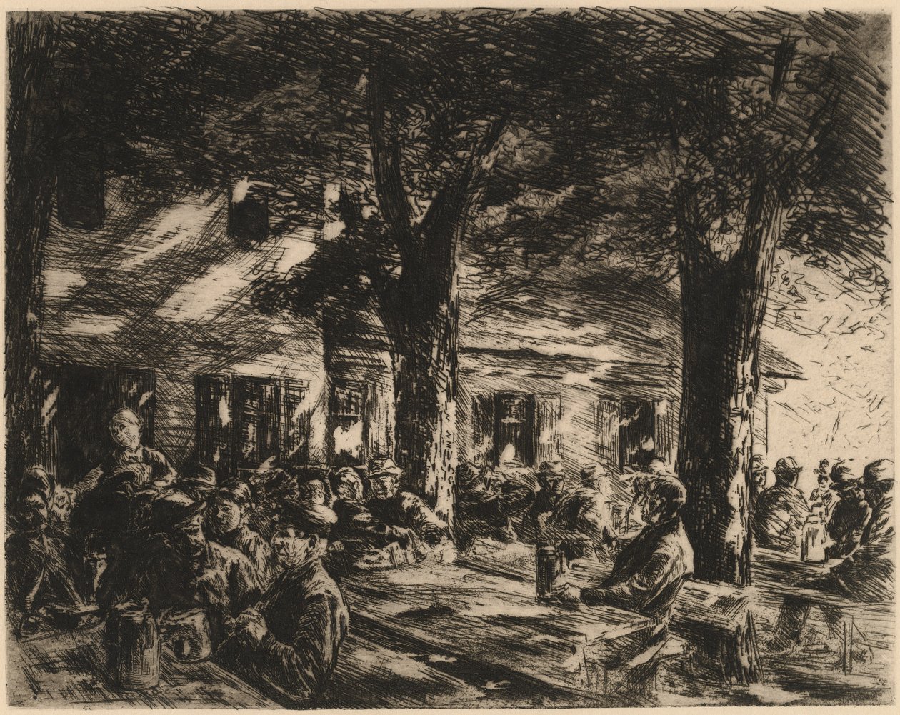 Ogród Tawerny w Rosenheim autorstwa Max Liebermann