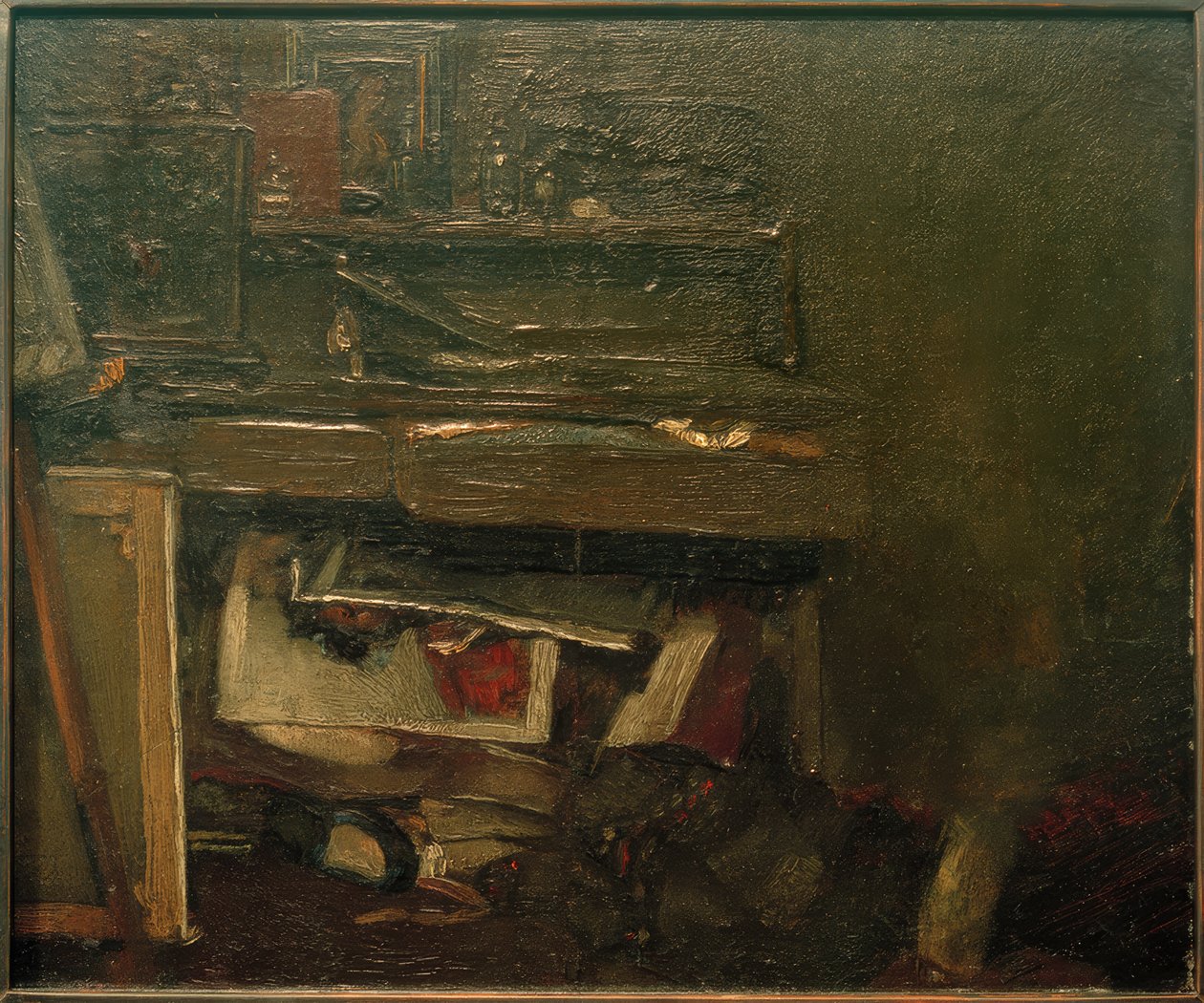 Atelier Winkel - Atelier Ecke autorstwa Max Liebermann