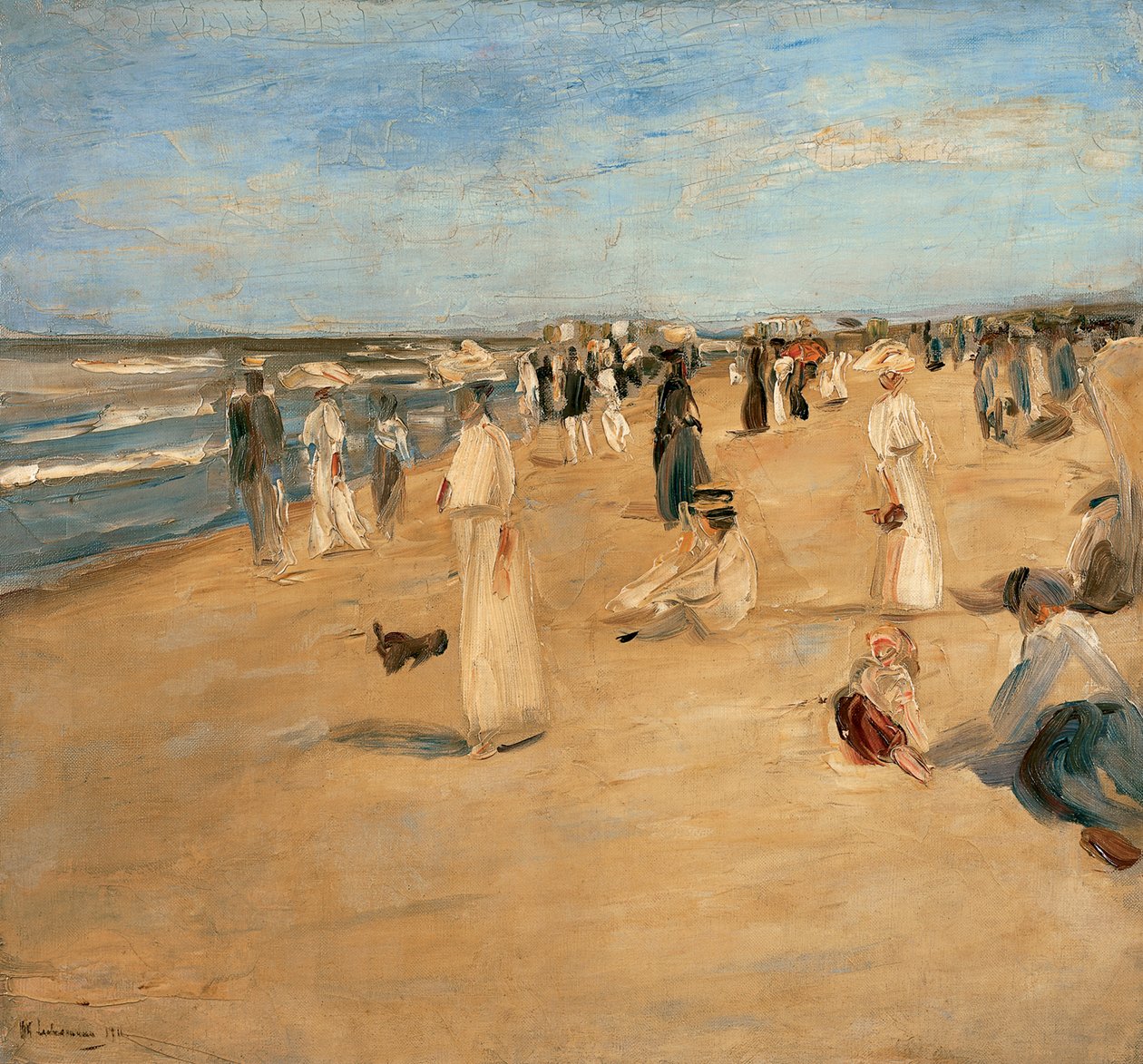 Plaża w Noordwijk, 1911. autorstwa Max Liebermann