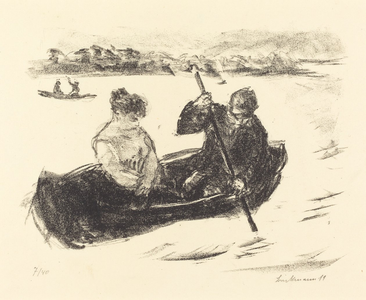Kajakarstwo, 1919. autorstwa Max Liebermann