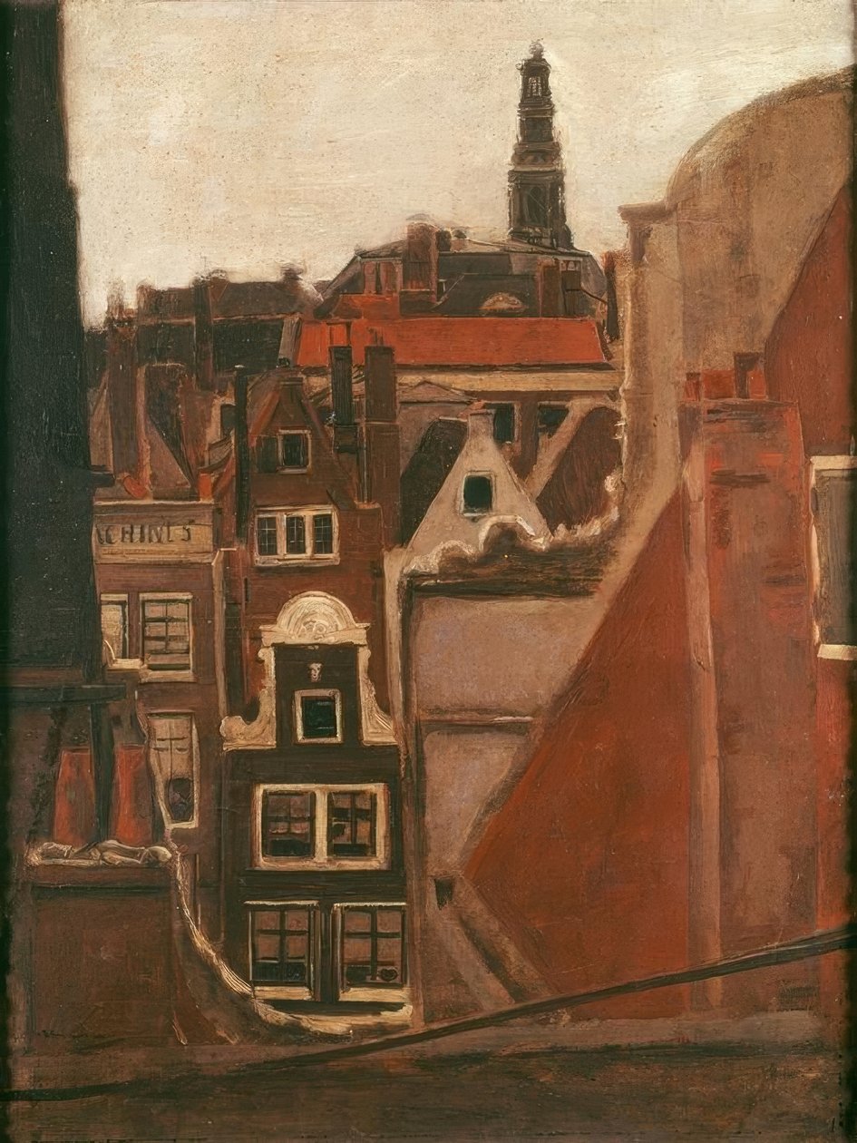 Dachy Amsterdamu autorstwa Max Liebermann
