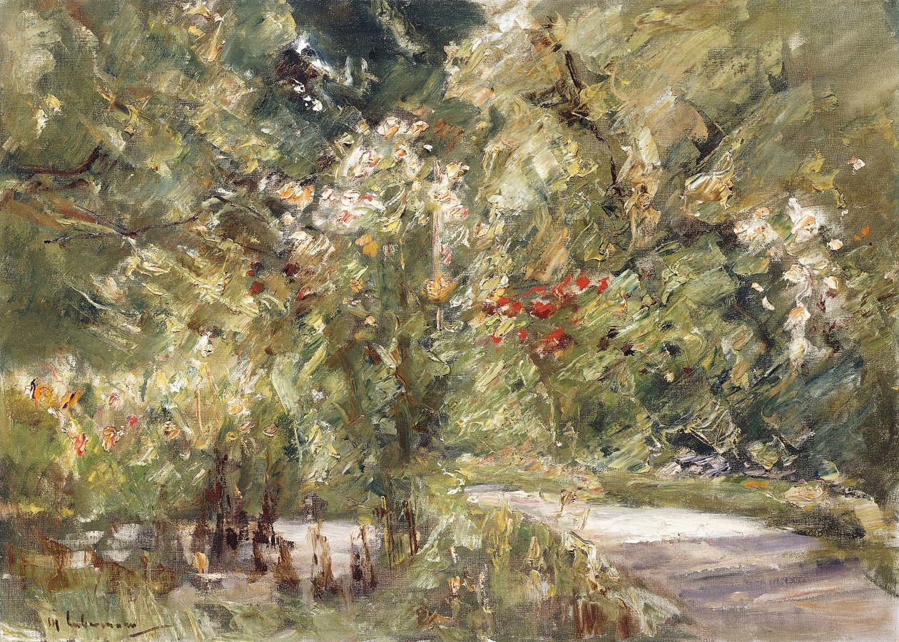 Ogród nad Wansee; Wanseegarten, ok. 1928-39 autorstwa Max Liebermann