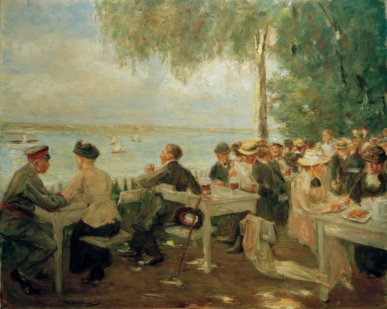 Restauracja ogrodowa na Haweli - Nikolskoe autorstwa Max Liebermann