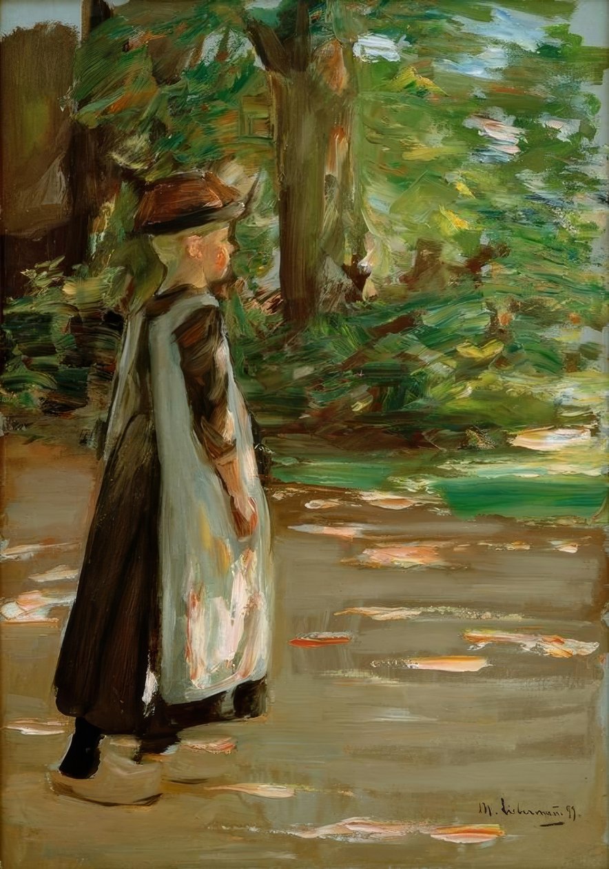 Chodząca dziewczyna autorstwa Max Liebermann