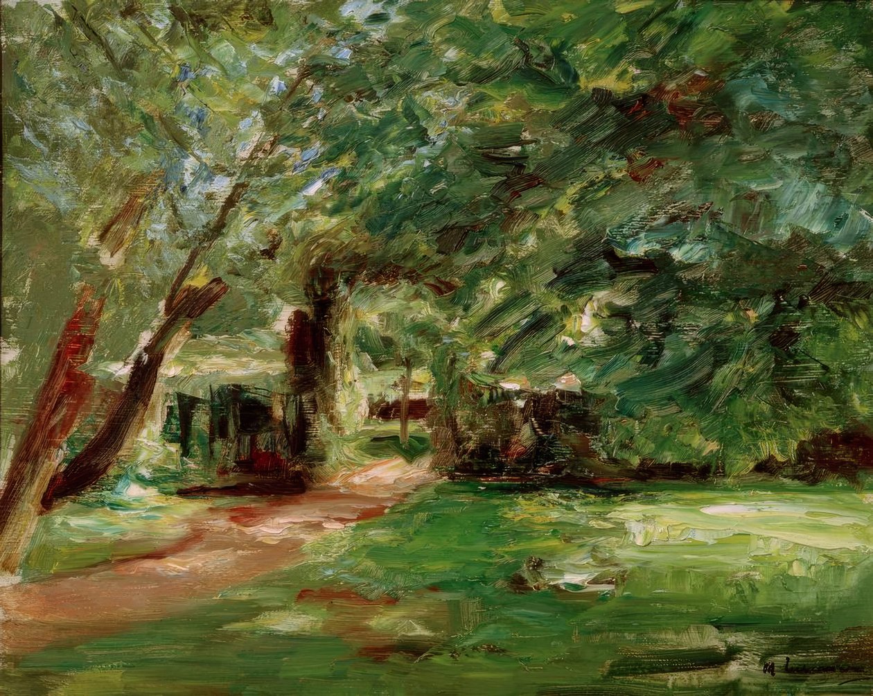 Ogród żywopłotowy w Wannsee autorstwa Max Liebermann
