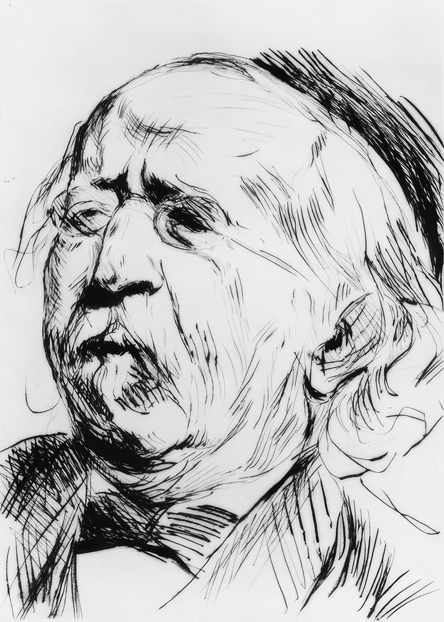 Hermann Cohen / Rad.V. Drogi człowieku autorstwa Max Liebermann