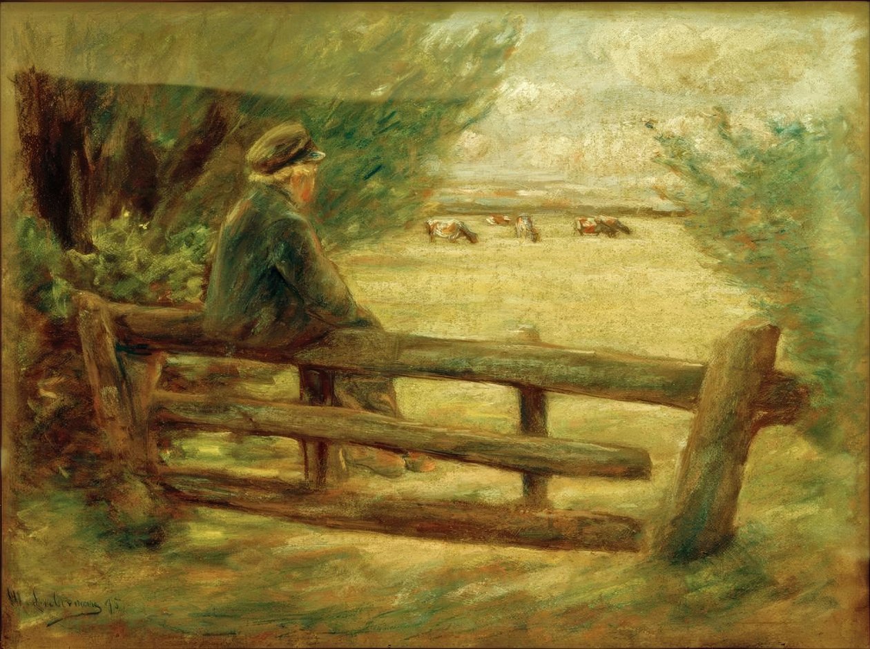 Chłopiec z krowami autorstwa Max Liebermann