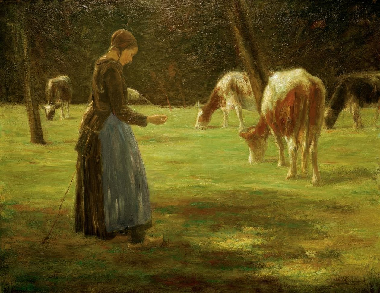 Kuhhirtin autorstwa Max Liebermann