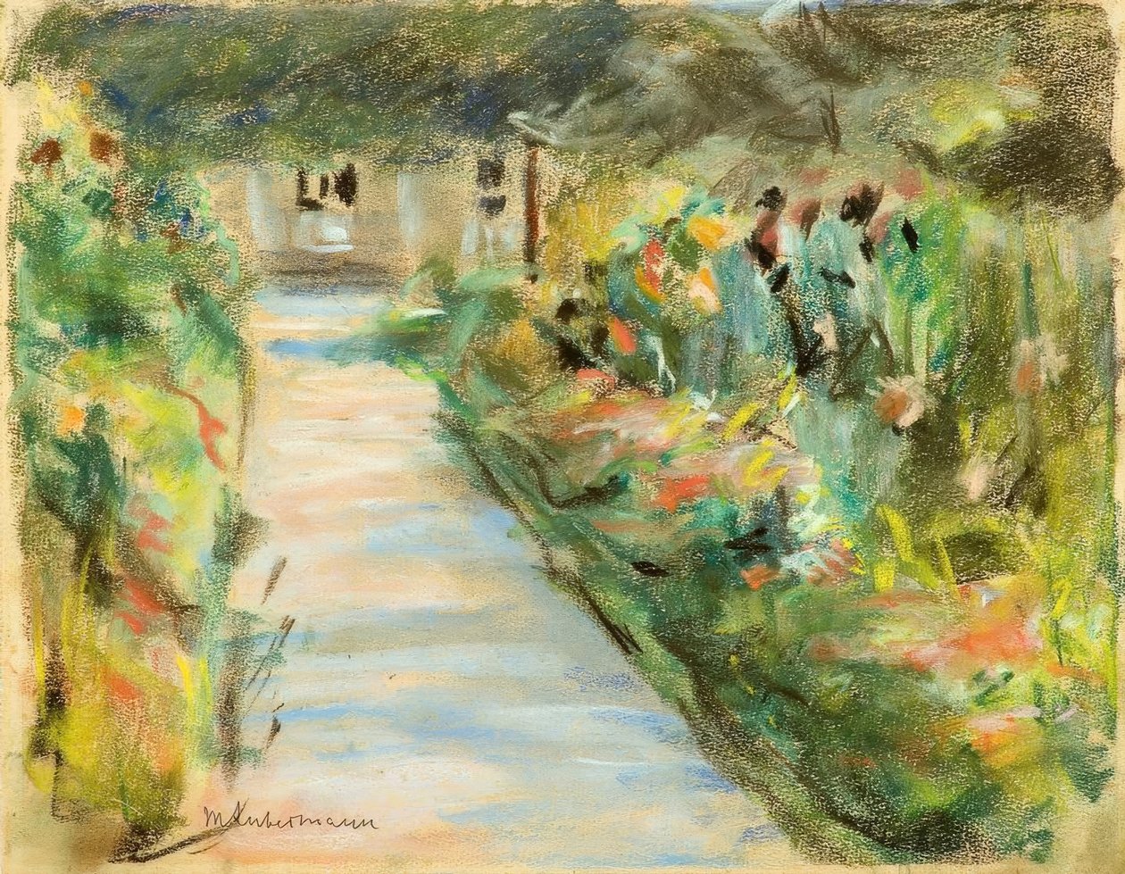 M. Liebermann, Kwitnący Ogród autorstwa Max Liebermann