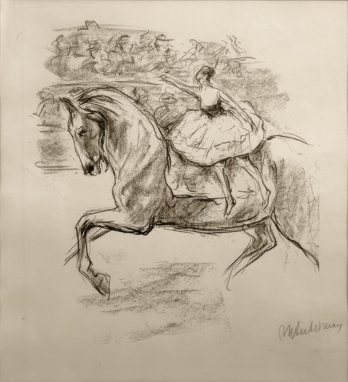 M. Liebermann, jeździec cyrkowy autorstwa Max Liebermann