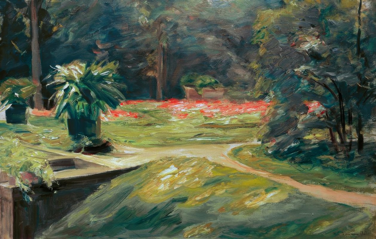 M. Liebermann, Wannseegarten Blumenterr. autorstwa Max Liebermann