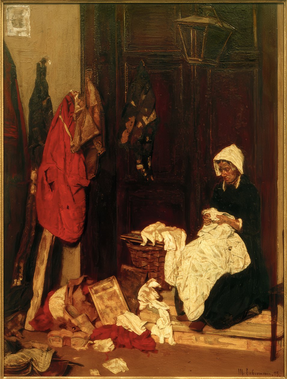 Näherin autorstwa Max Liebermann