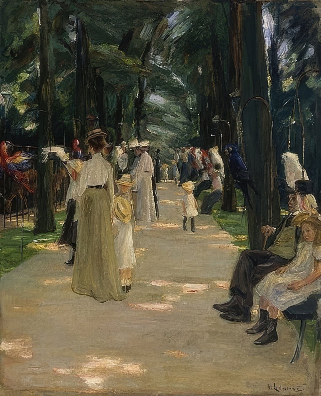 Παπαγείεναλλει. 1902 autorstwa Max Liebermann