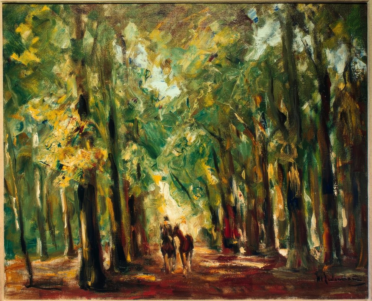 Jeździec w zoo autorstwa Max Liebermann