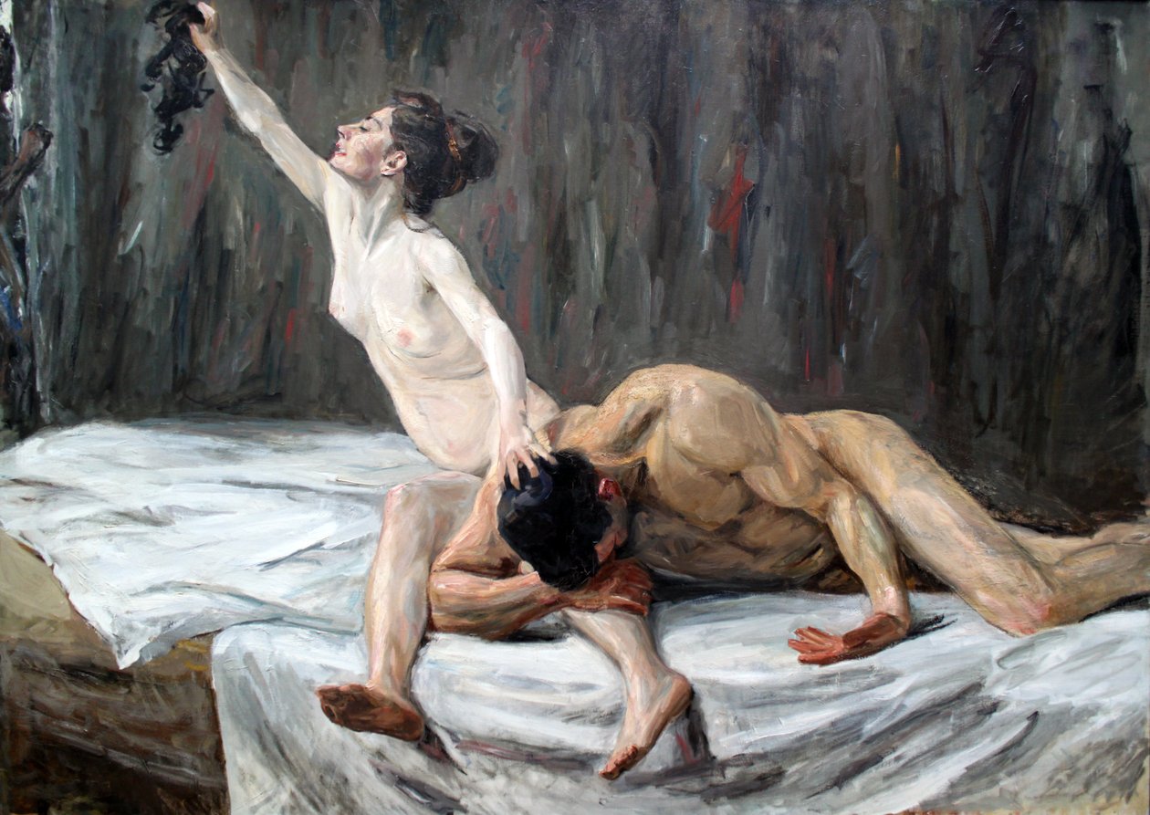 Samson i Dalila autorstwa Max Liebermann